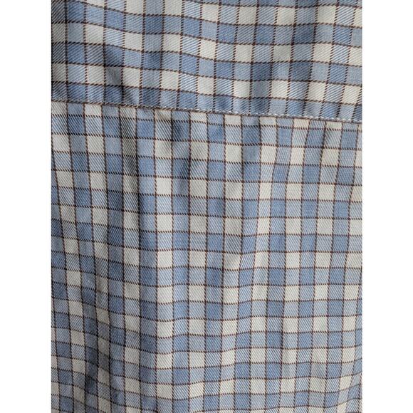 Rodd & Gunn Shirt Mens L Blue White Plaid Button Up Long Sleeve Pocket Italy - Picture 6 of 7